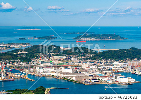 風師山展望台から望む巌流島【山口県】 46725033