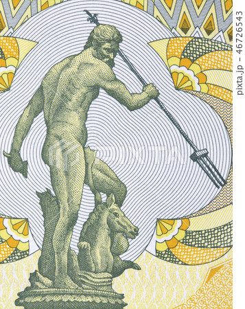 Image of Neptune from the fountain in Gdansk from  46726543