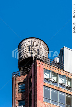 Water tanks in Tribeca in New York Water tanks in Tribeca in New York 46727087