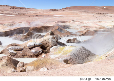 Bolivian landmark,Geiser Sol de la Manana 46730290