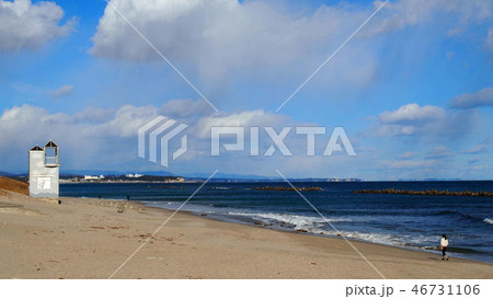 冬の伊師浜海岸海水浴場 46731106