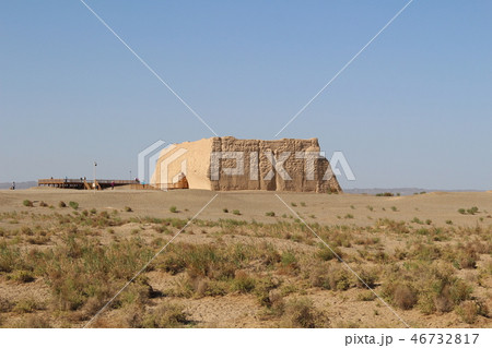 シルクロードの関所　玉門関　世界遺産　敦煌　中国 46732817