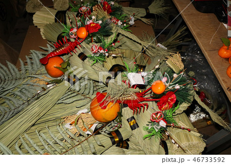 しめ縄作り農家 46733592