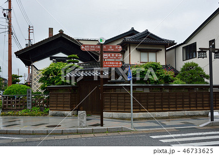 岩手県 遠野の町並 東舘町 岩手県 遠野の町並 東舘町 46733625
