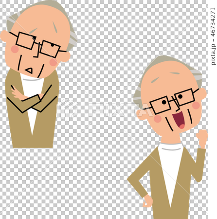 Elderly man who has troubles Elderly man who has troubles 46734271