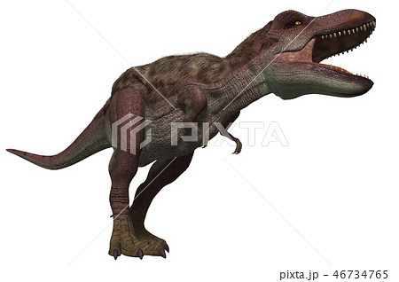 恐竜 ティラノサウルス 体毛 のイラスト素材