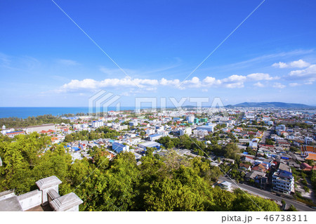 Songkhla City Travel Top view from Tang Kuan Mount Songkhla City Travel Top view from Tang Kuan Mount 46738311