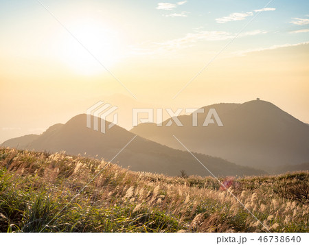 grass hill in autumn 46738640