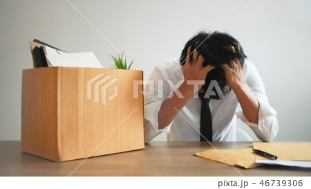 man stressing with resignation letter quit a job man stressing with resignation letter quit a job 46739306