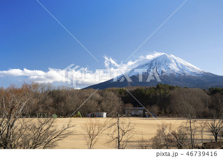 鳴沢からみた富士山 鳴沢からみた富士山 46739416