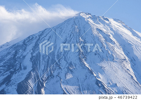 鳴沢からみた富士山 鳴沢からみた富士山 46739422