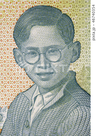 Young Bhumibol Adulyadej - Rama IX, a portrait fro 46740354