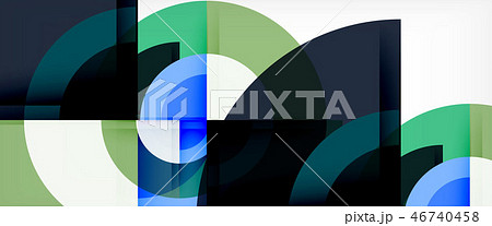 Multicolored round shapes abstract background Multicolored round shapes abstract background 46740458