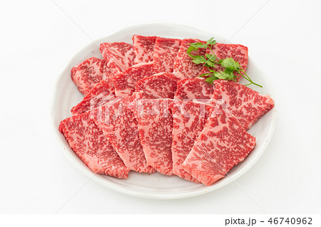 牛モモ肉　焼肉用 46740962