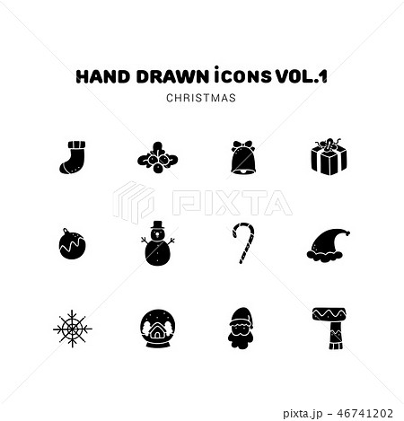 Christmas glyph icons 46741202