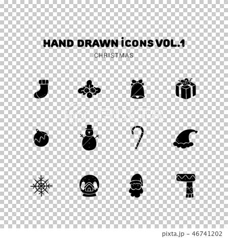 Christmas glyph icons 46741202