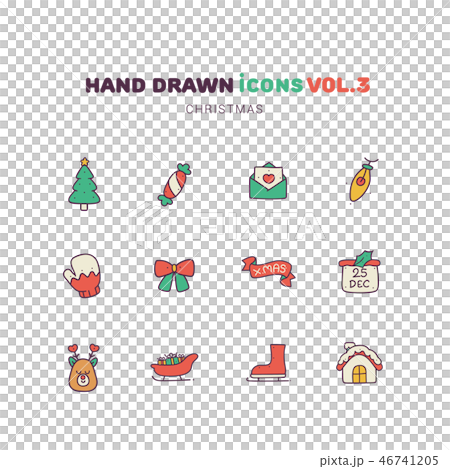 Christmas glyph icons Christmas glyph icons 46741205