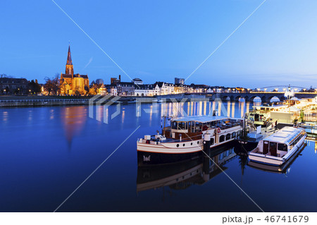 Meuse River in Maastricht Meuse River in Maastricht 46741679
