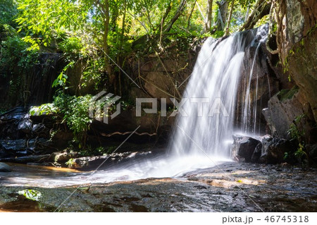 beautiful waterfall at Kbal Spean 46745318
