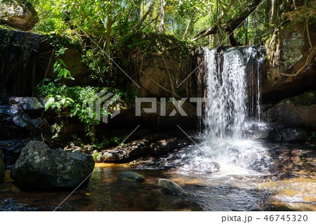 beautiful waterfall at Kbal Spean 46745320