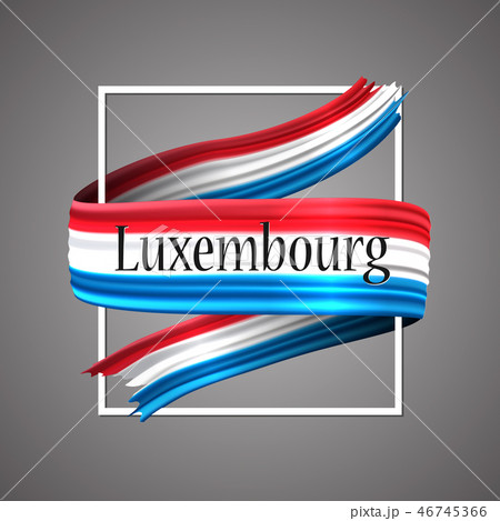 Luxembourg flag.Official national Luxembourgish  46745366