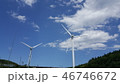 空 青い 風力発電 46746672