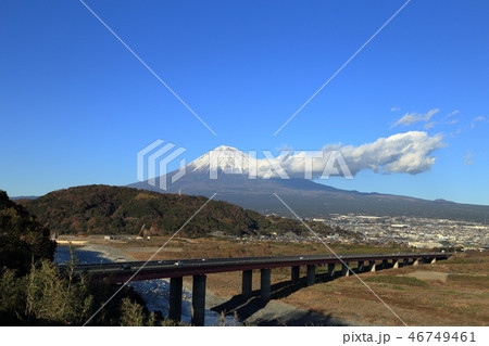 富士山 富士川SAからの風景 富士山 富士川SAからの風景 46749461
