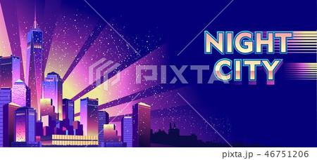Night Neon City Night Neon City 46751206