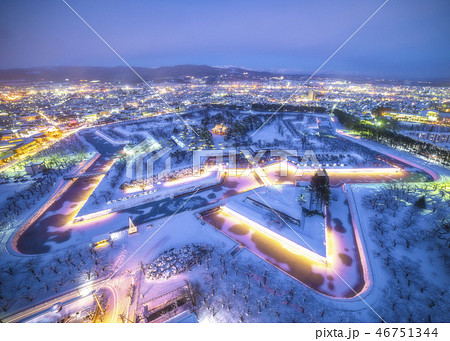 冬の五稜郭 46751344