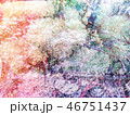 白い花と風景を重ねた幻想的な背景 46751437