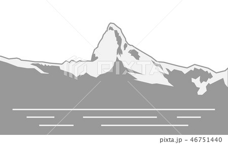 matterhorn mountain vector