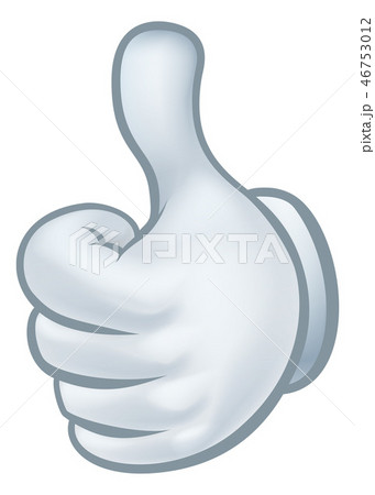 Thumbs Up Cartoon Glove Hand - Stock Illustration [46753012] - PIXTA