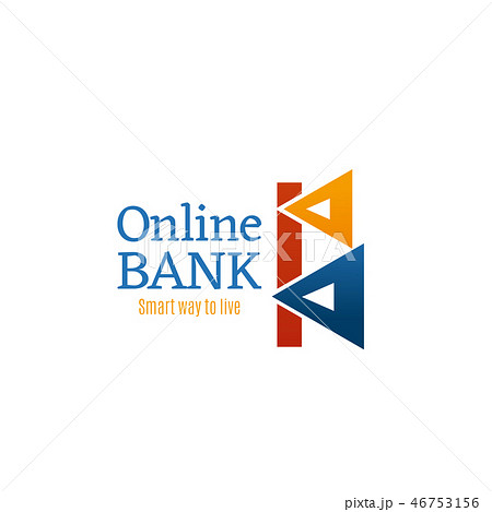 Online bank investment vector letter B icon 46753156
