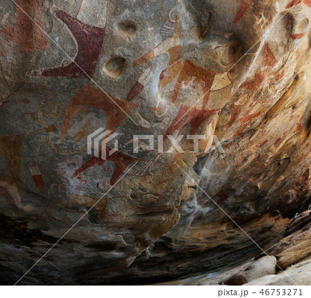 Cave paintings Laas Geel, Hargeisa, Somalia Cave paintings Laas Geel, Hargeisa, Somalia 46753271