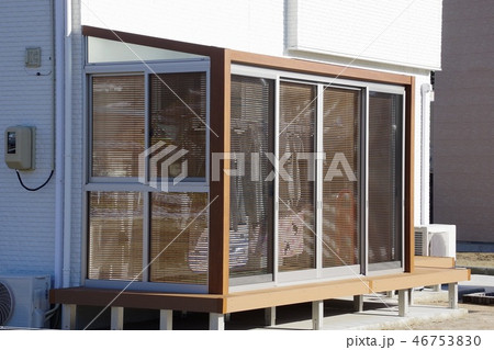 サンルームのブラインド 46753830