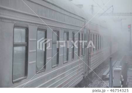 winter railway 46754325