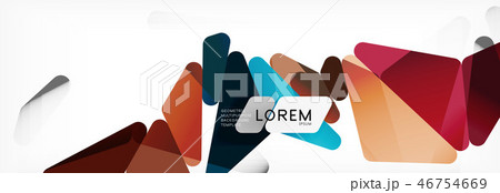 Science background. Abstract triangle pattern. Vector abstract geometric template 46754669