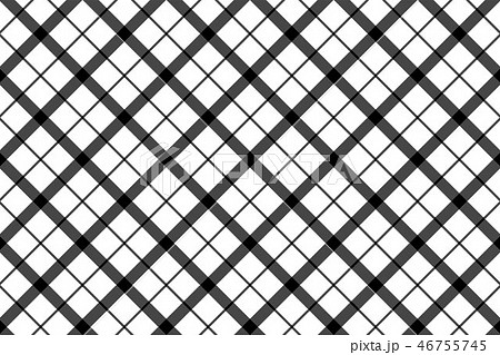 Monochrome check pixel seamless pattern 46755745