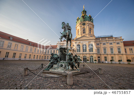 Facade of Charlottenburg palace Berlin Facade of Charlottenburg palace Berlin 46755857