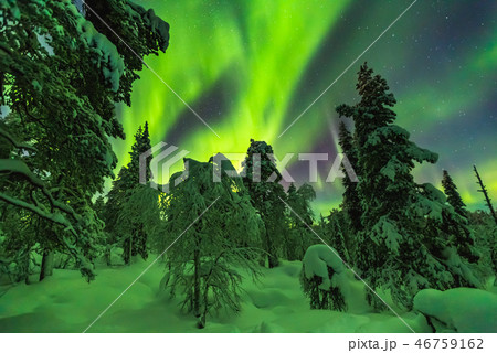 Northern lights in Finish Lapland 46759162