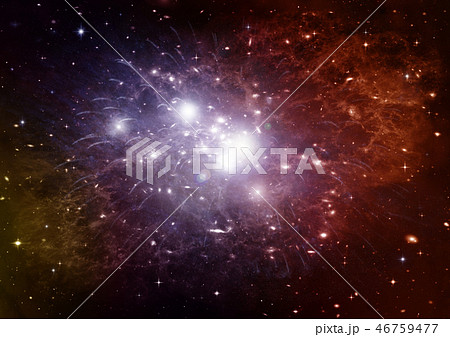 galaxy in a free space 46759477