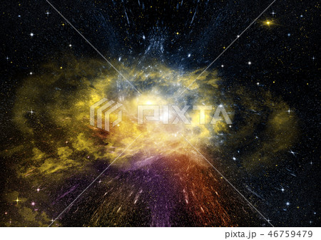 galaxy in a free space 46759479