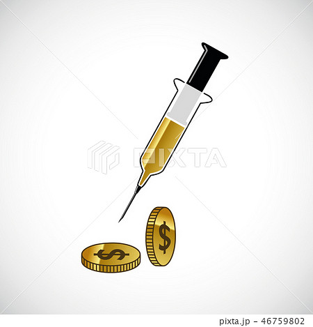 money injection with gold coins 46759802