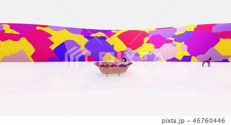 Spherical 360 degrees seamless panorama 46760446