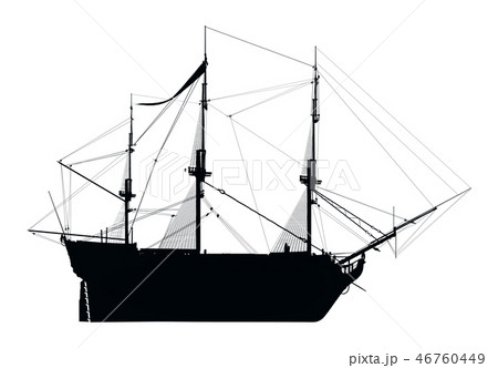 Silhouette of the HMS Victory 46760449