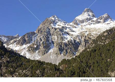 landscape of snowy mountains landscape of snowy mountains 46760568