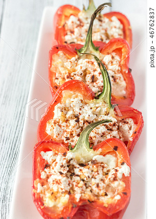 Stuffed peppers with feta Stuffed peppers with feta 46762837