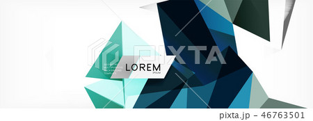 Science background. Abstract triangle pattern. Vector abstract geometric template 46763501