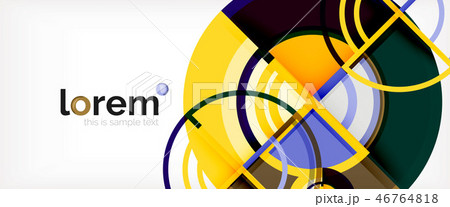 Modern geometric abstract background 46764818