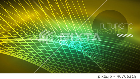 Neon glowing magic background, neon banner, night sky wallpaper. Magic light effect. Christmas Neon glowing magic background, neon banner, night sky wallpaper. Magic light effect. Christmas 46766218